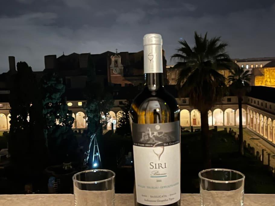 Camera X2 Con Magnifica Vista Sul Chiostro Di Michelangelo E Le Terme Di Diocleziano Ρώμη Εξωτερικό φωτογραφία